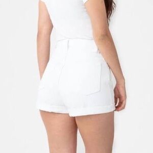 Bullhead High Rise Distressed Denim Shorts Size 25